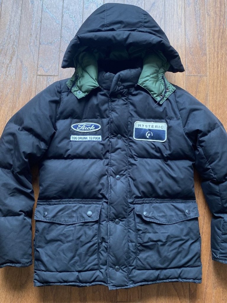 Hysteric Glamour Too Dr*Nk To F*Ck Parka Jacket Mens Small